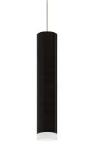 Besa Lighting 1XC-CAFE12BF-SN - Besa Cafe 12 Cord Pendant, Black/Frost, Satin Nickel Finish, 1x50W MAX GY6.35 Base