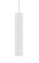 Besa Lighting 1XC-CAFE12WF-LED-SN - Besa Cafe 12 Cord Pendant, White/Frost, Satin Nickel Finish, 1x9W LED