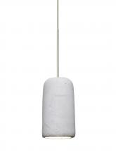 Besa Lighting 1XC-GLIDENA-LED-SN-L - Besa Glide Cord Pendant, Natural, Satin Nickel Finish, 1x2W LED, 15Ft. Cord
