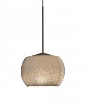 Besa Lighting 1XC-KENOSM-LED-BR - Besa, Keno Cord Pendant, Smoke Sand, Bronze Finish, 1x3W LED