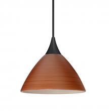 Besa Lighting 1XT-1743CH-BK - Besa Pendant Domi, Black Finish, Cherry 1x50W MAX GY6.35 Base