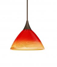 Besa Lighting 1XT-1743SL-BR-L - Besa Pendant Domi Bronze Solare 1x50W MAX GY6.35 Base, 15Ft. Cord