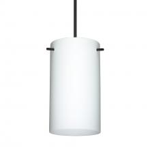 Besa Lighting 1XT-440407-BK - Besa Stilo 7 Pendant Black Opal Matte 1x50W MAX GY6.35 Base