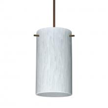 Besa Lighting 1XT-440419-BR-DIM010 - Besa Stilo 7 Pendant Bronze Carrera 1x50W MAX GY6.35 Base, 0-10V Dimming