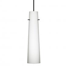 Besa Lighting 1XT-567407-BK-L - Besa Camino Pendant Black Opal Matte 1x50W MAX GY6.35 Base, 15Ft. Cord