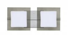 Besa Lighting 2WS-7735SM-LED-CR - Besa Wall Alex Chrome Opal/Smoke 2x5W LED