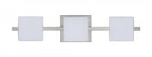 Besa Lighting 3WS-773507-SN - Besa Wall Alex Satin Nickel Opal Matte 3x50W G9