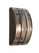 Besa Lighting AQUARBV-SM-BR - Besa, Aqua Series Wall Sconce, Bronze/Smoke Bubble, 1x75W Medium Base