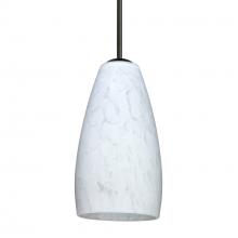 Besa Lighting B-150919-BK - Besa Chrissy Pendant For Multiport Canopy Black Carrera 1x50W MAX E12 Base