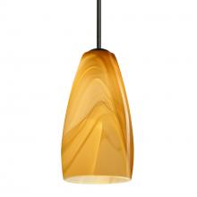 Besa Lighting B-1509HN-BK - Besa Chrissy Pendant For Multiport Canopy Black Honey 1x50W MAX E12 Base