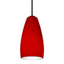 Besa Lighting B-1509RC-BK - Besa Chrissy Pendant For Multiport Canopy Black Red Cloud 1x50W MAX E12 Base