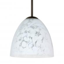 Besa Lighting B-757219-BR-L - Besa Sasha Pendant For Multiport Canopy Bronze Carrera 1x50W E12 base, 15Ft. Cord
