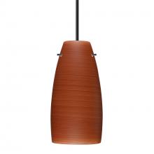 Besa Lighting J-1512CH-BK - Besa Tao 10 Pendant For Multiport Canopy Black Cherry 1x100W Medium Base
