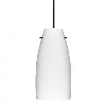 Besa Lighting J-1512KR-BK - Besa Tao 10 Pendant For Multiport Canopy Black Chalk 1x100W Medium Base