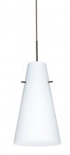 Besa Lighting J-412407-BR - Besa Cierro Pendant For Multiport Canopy Bronze Opal Matte 1x100W Medium Base