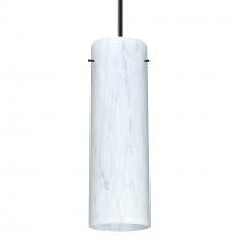 Besa Lighting J-493019-BK - Besa Stilo 9 Pendant For Multiport Canopy Black Carrera 1x100W Medium base