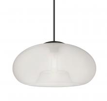 Besa Lighting J-BANA15FR-BK - Besa Pendant For Multiport Canopy Bana 15 Black Frost 1x60W Medium Base