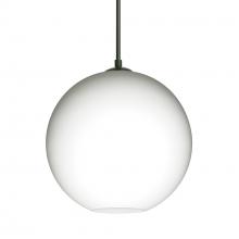Besa Lighting J-COCO807-BK - Besa Coco 8 Pendant For Multiport Canopy, Opal Matte, Black Finish, 1x60W Medium Base