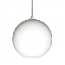 Besa Lighting J-COCO807-SN-L - Besa Coco 8 Pendant For Multiport Canopy, Opal Matte, Satin Nickel Finish, 1x60W Medium Base