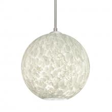 Besa Lighting J-COCO819-SN-L - Besa Coco 8 Pendant For Multiport Canopy, Carrera, Satin Nickel Finish, 1x60W Medium Base