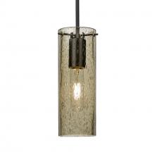 Besa Lighting J-JUNI10LT-BK - Besa, Juni 10 Pendant For Multiport Canopy, Latte Bubble, Black, 1x60W Medium Base