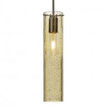Besa Lighting J-JUNI16GD-BR-L - Besa, Juni 16 Pendant For Multiport Canopy, Gold Bubble, Bronze, 1x60W Medium Base, 15Ft. Cord