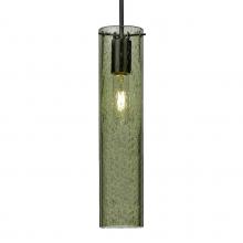 Besa Lighting J-JUNI16MS-BK - Besa, Juni 16 Pendant For Multiport Canopy, Moss Bubble, Black, 1x60W Medium Base