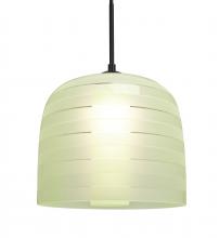 Besa Lighting J-MITZI10CR-LED-BK - Besa, Mitzi 10 Cord Pendant for Multiport Canopy, Chartreuse, Black Finish, 1x9W LED
