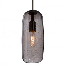Besa Lighting J-PINOT13SM-BR - Besa, Pinot 13 Cord Pendant for Mulitport Canopy, Smoke Bubble, Bronze FInish 1x60W Medium Base