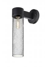 Besa Lighting JUNI16CL-WALL-BK - Besa, Juni 16 Outdoor Sconce, Clear Bubble, Black Finish, 1x60W Medium Base