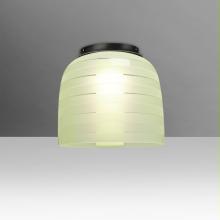 Besa Lighting MITZI7CRC-LED-BK - Besa Mitzi 7 Ceiling, Chartreuse, Black, 1x9W LED