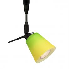 Besa Lighting RSP-5042GY-BK - Besa Spotlight Canto 3 Black Bicolor Green/Yellow 1x35W Bipin MR11