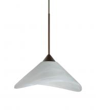 Besa Lighting RXP-191352-LED-BR - Besa Pendant Hoppi Bronze Marble 1x3W LED
