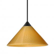 Besa Lighting RXP-282490-BK - Besa Pendant Kona, Black Finish, Mango Starpoint 1x50W MAX GY6.35 Base