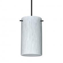 Besa Lighting RXP-440419-BK-L - Besa Stilo 7 Pendant Black Carrera 1x50W MAX GY6.35 Base, 15Ft. Cord