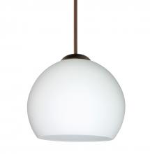Besa Lighting RXP-565807-BR-L - Besa Pendant Palla 5 Bronze Opal Matte 1x50W MAX GY6.35 Base, 15Ft. Cord