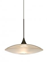 Besa Lighting RXP-6294GD-LED-BR - Besa Pendant Spazio Bronze Gold/Frost 1x5W LED