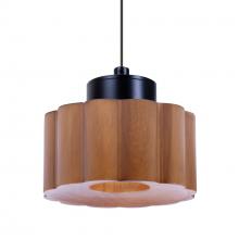 Besa Lighting RXP-KAOMD-LED-BK - Besa Kao Pendant, Medium, Black Finish, 1x3W LED