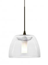 Besa Lighting RXP-SPURCL-BR - Besa Spur Cord Pendant, Clear, Bronze Finish, 1x35W Halogen