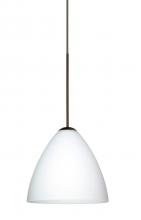 Besa Lighting X-177907-BR - Besa Pendant For Multport Canopy Mia Bronze Opal Matte 1x50W Halogen