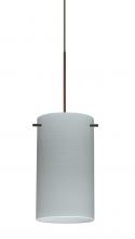 Besa Lighting X-4404KR-BR-277 - Besa Stilo 7 Pendant for Multiport Canopy Bronze Chalk 1x50W MAX GY6.35 Base, 277V