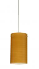 Besa Lighting X-4404OK-SN-L - Besa Stilo 7 Pendant for Multiport Canopy Satin Nickel Oak 1x50W MAX GY6.35 Base, 15Ft. Cord