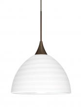 Besa Lighting X-4679KR-LED-BR-L - Besa Pendant For Multiport Canopy Brella Bronze Chalk 1x5W LED, 15Ft. Cord