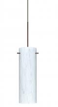 Besa Lighting X-493019-BR-277 - Besa Copa Pendant for Multiport Canopy, Carrera, Bronze, 1x50W MAX GY6.35 Base, 277V