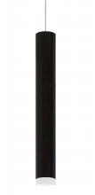 Besa Lighting X-CAFE18BF-SN - Besa Cafe 18 Cord Pendant for Multiport Canopy, Black/Frost, Satin Nickel Finish