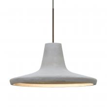 Besa Lighting X-MODUSNA-LED-BR-L - Besa Modus Cord Pendant For Multiport Canopy, Natural, Bronze Finish, 1x9W LED, 15Ft. Cord