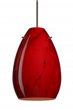 Besa Lighting XP-1713MA-BR-L - Besa Pendant Pera 6 Bronze Magma 1x50W MAX GY6.35 Base, 15Ft. Cord