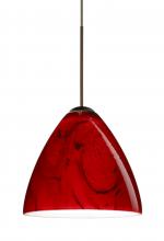 Besa Lighting XP-1779MA-BR-L - Besa Pendant Mia Bronze Magma 1x50W MAX GY6.35 Base, 15Ft. Cord