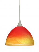 Besa Lighting XP-4679SL-SN-L - Besa Pendant Brella Satin Nickel Solare 1x50W MAX GY6.35 Base, 15Ft. Cord
