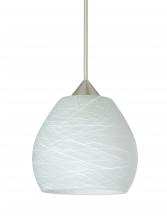 Besa Lighting XP-560560-LED-SN - Besa Pendant Tay Tay Satin Nickel Cocoon 1x5W LED